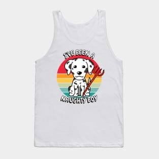 ive been a naughty boy - dalmatian Tank Top